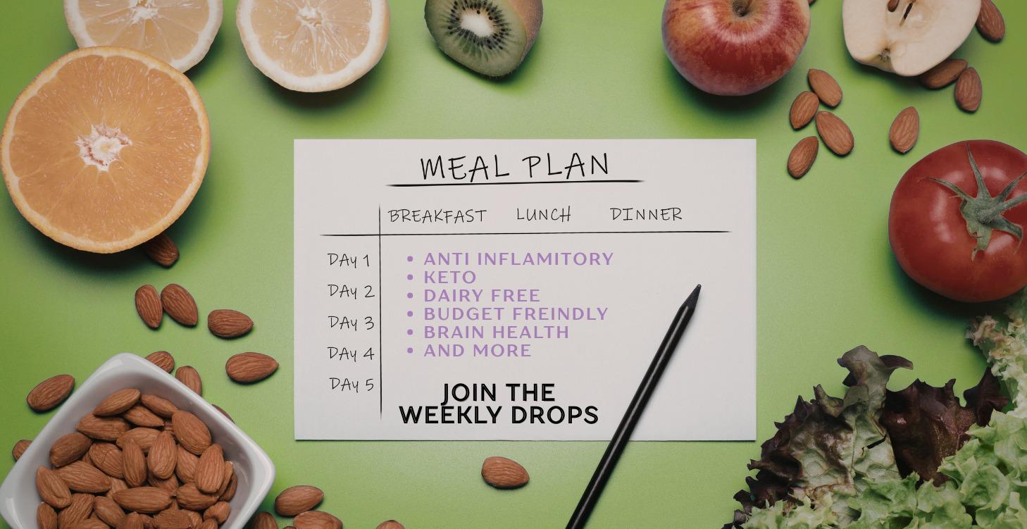 Monthly Meal Plans and Recipes - Information Only