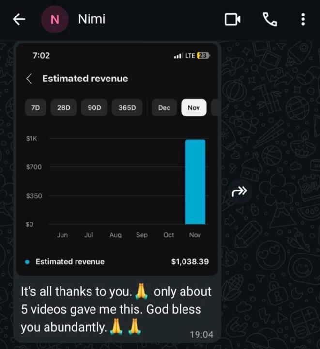  Another YouTube automation win from one of my clients 