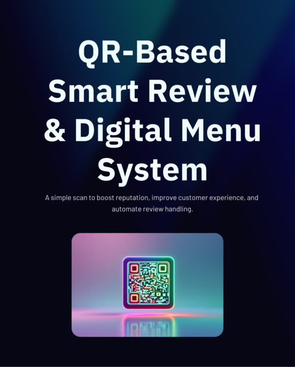 QR-Based Smart Review & Digital Menu System