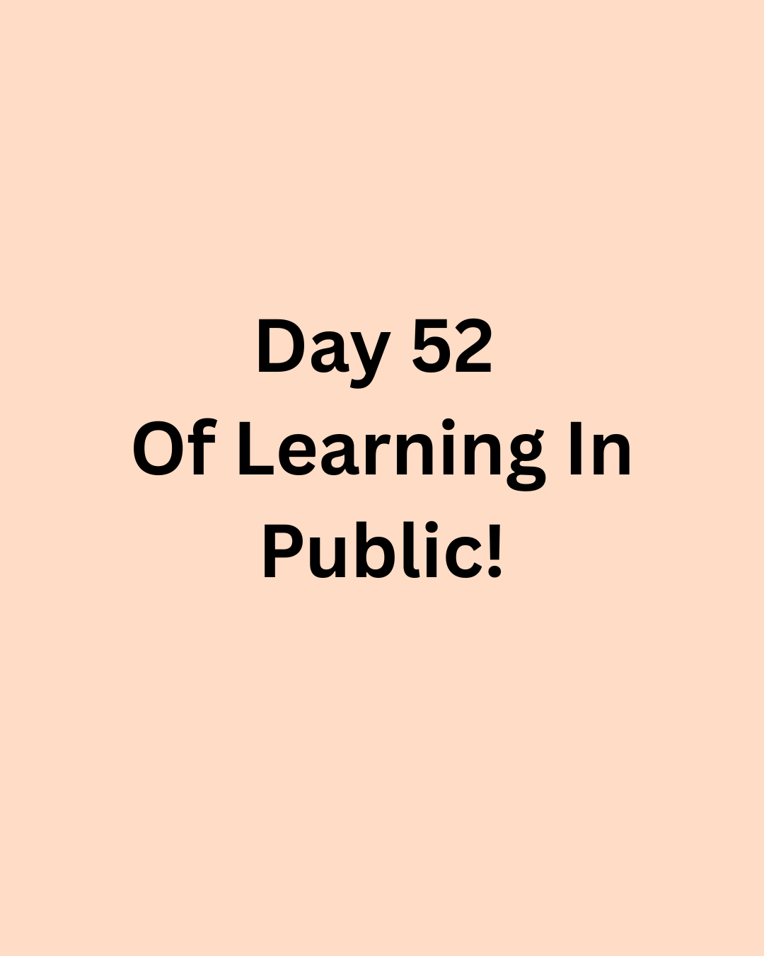Day 52 Of Learning In Public! -> Completed the V1 For The RAG Platform ...