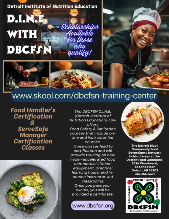 Welcome to D.I.N.E. - The Detroit Institute of Nutrition Education