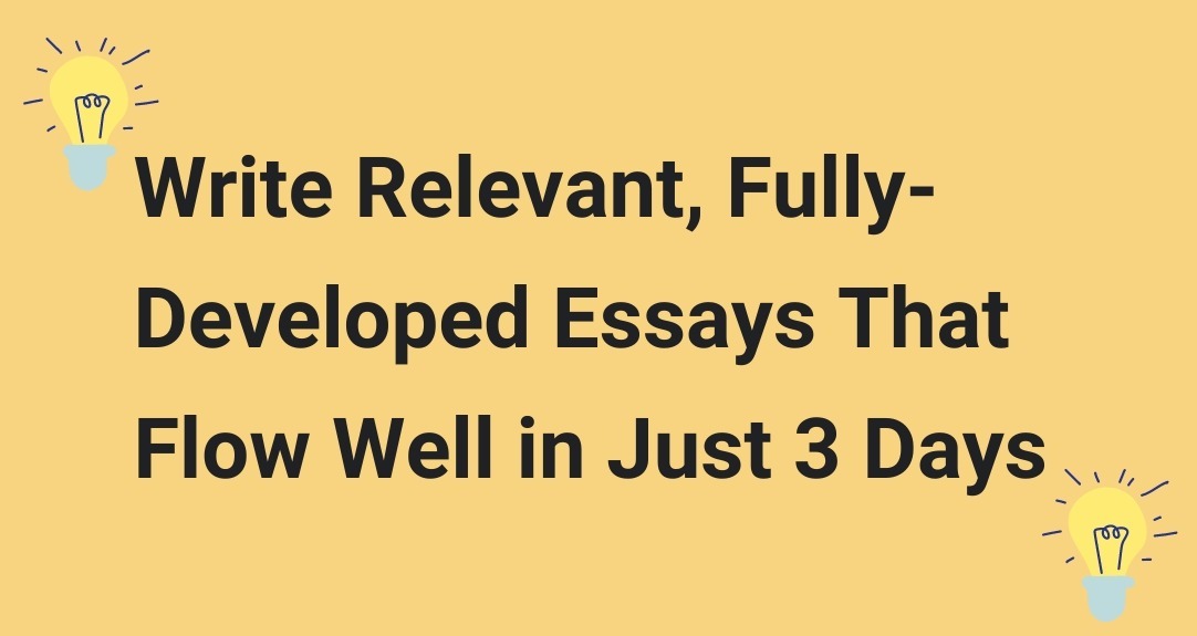 3-Day Writing Task 2 Challenge