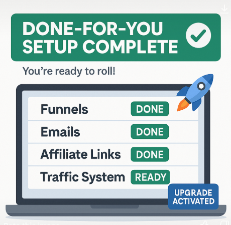Big Congrats to David Coleman on Upgrading to the Done-For-You Package!