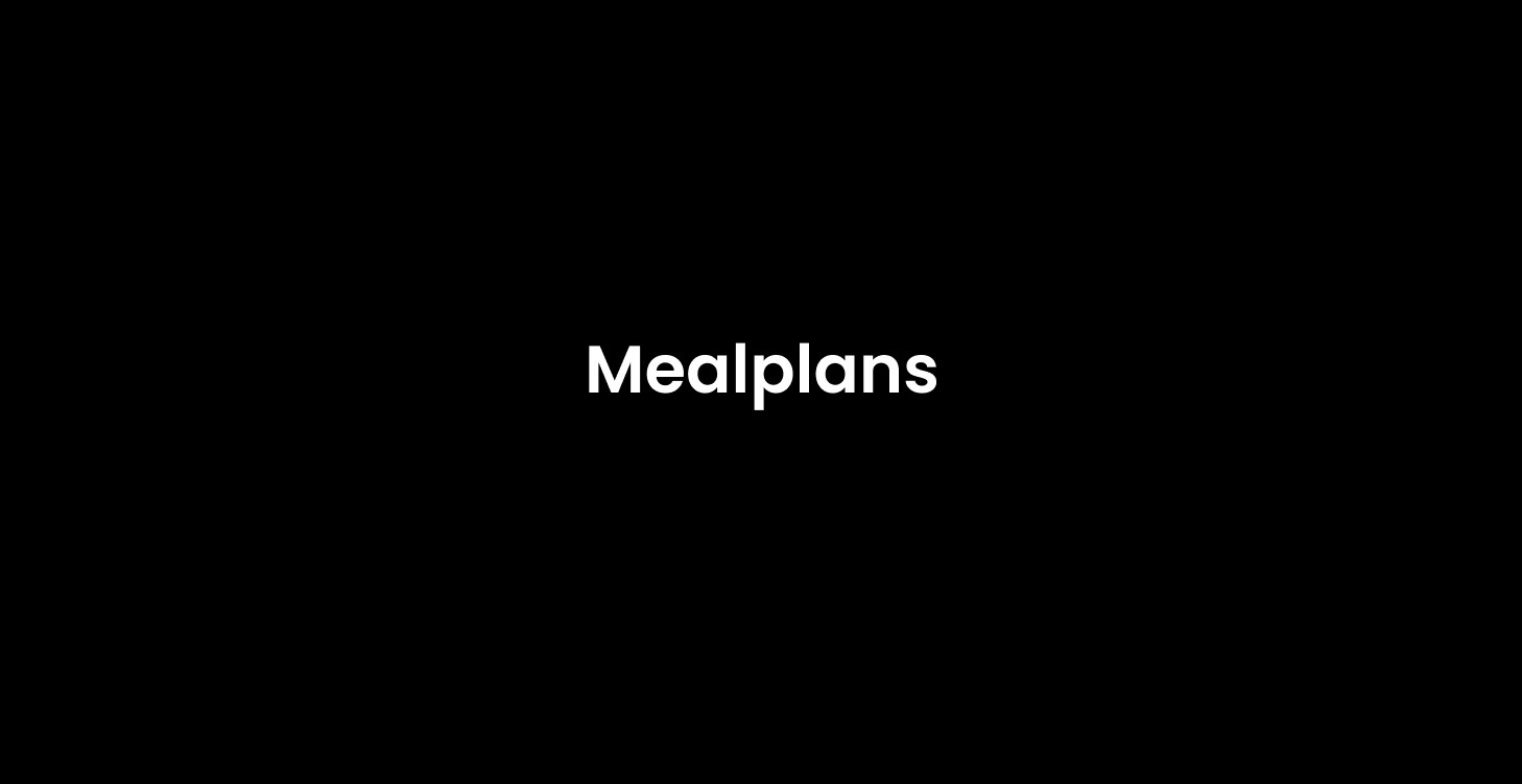 mealplans