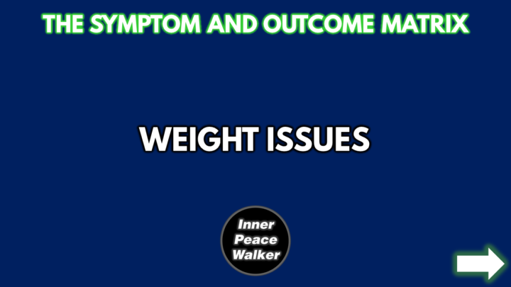 The Symptom & Outcome Matrix - Weight issues