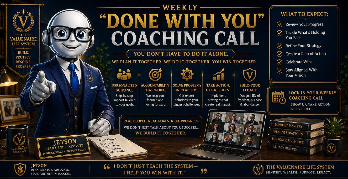 Weekly "DONE WITH YOU" Coaching Call