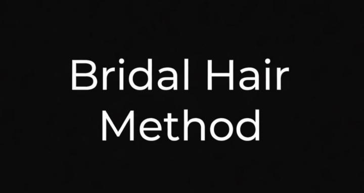 Bridal Hair Method 
