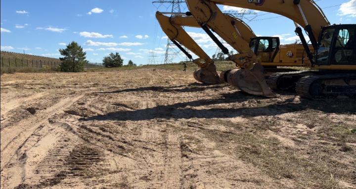 Naturalgaspipeline/excavating