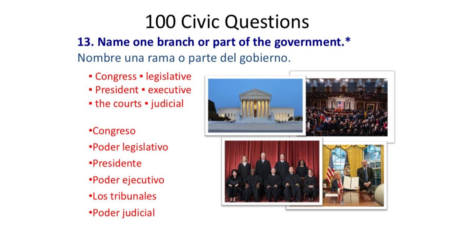 Level 1 Spanish/English Questions 13-47