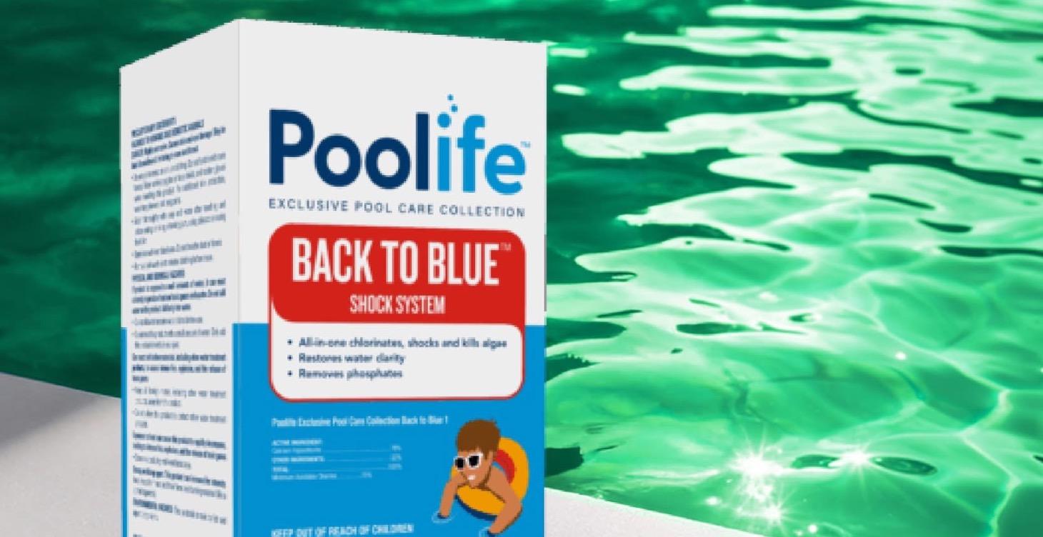 Green to clean (poolife back to blue kit)