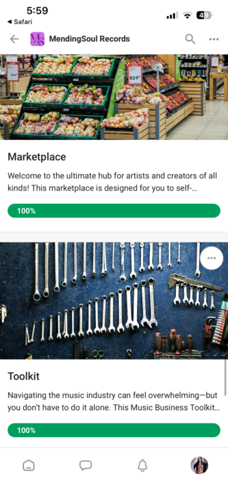 Progress- Building Resources