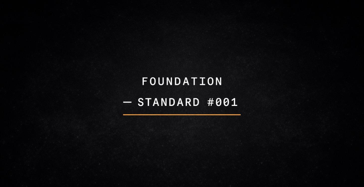FOUNDATION — STANDARD #01