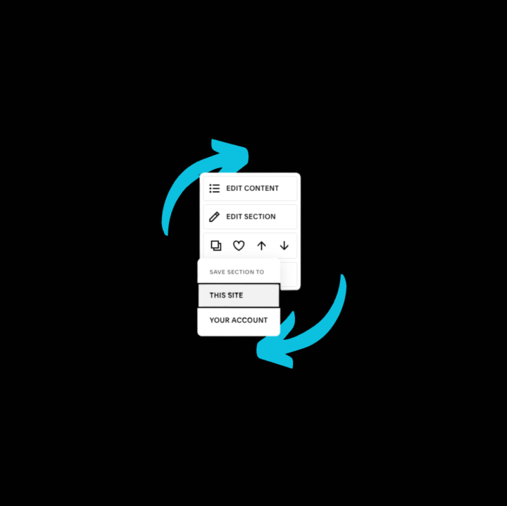 Copy Squarespace sections between websites!