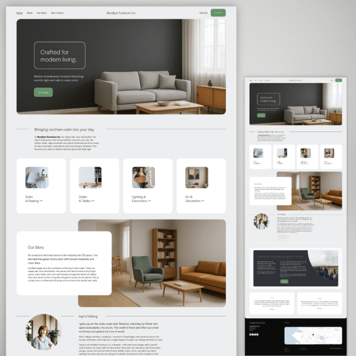 Full Squarespace templates now available at Square Forge