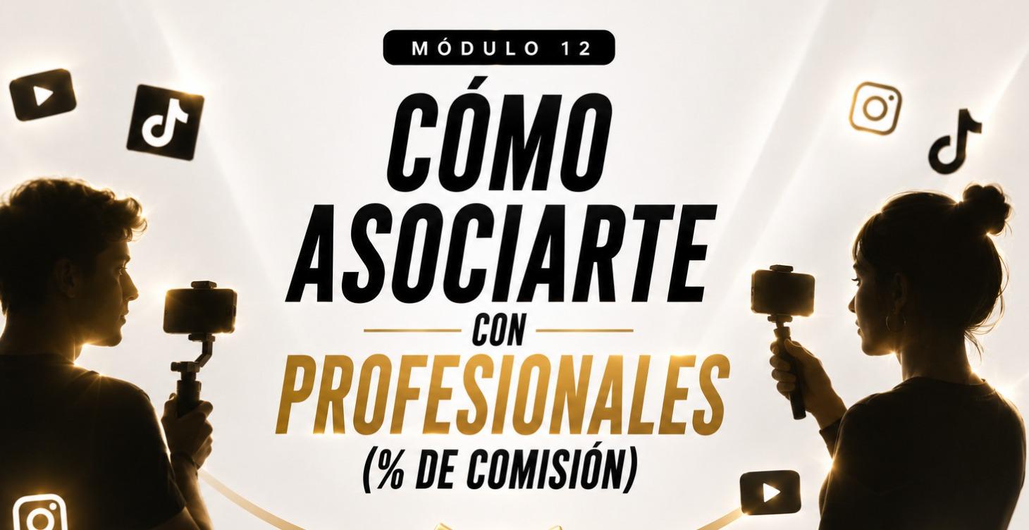 Cómo asociarte con profesionales (% de Comisión)