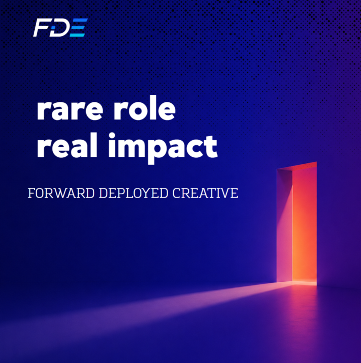 What is a "Forward Deployed Creative" and why it might be the best-kept secret in AI careers 👇