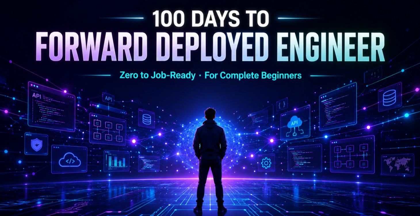 The 100-Day Forward Deployed Engineer(FDE) Planner