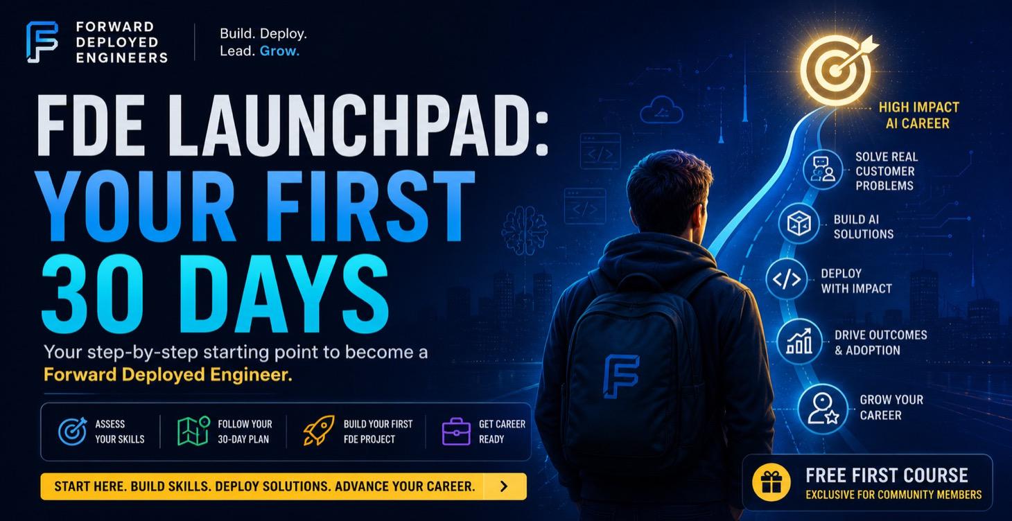 FDE Launchpad: Your First 30 Days