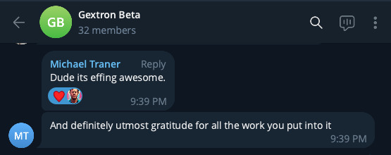 I'm opening the gates on Gextron