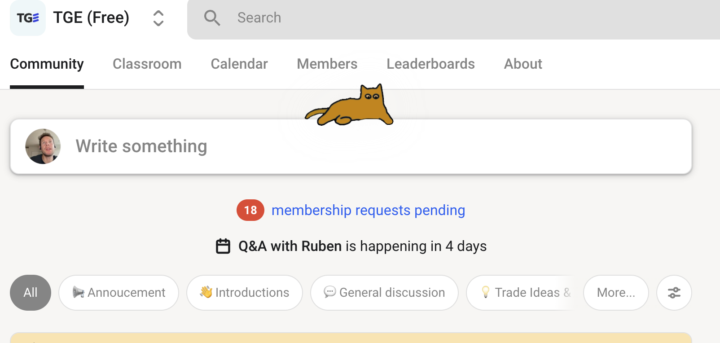 I decline 90% of TGE community request