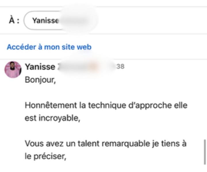 [PROSPECTION] "Tu as un talent exceptionnel !!" 