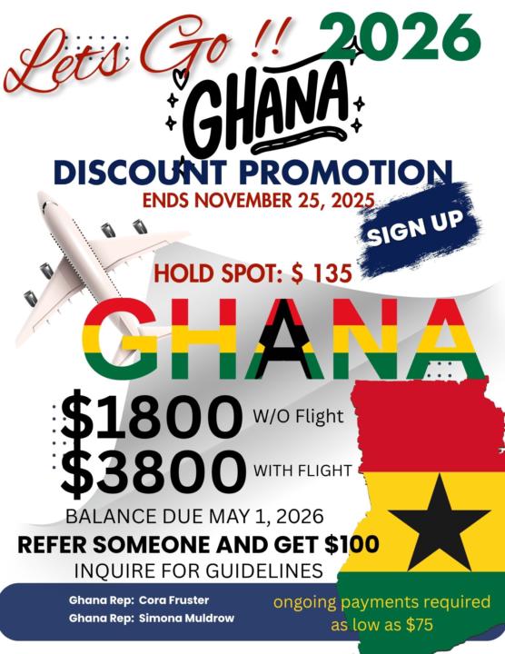 AFRICA, GHANA SOAR 2026 JULY 20-AUG 3