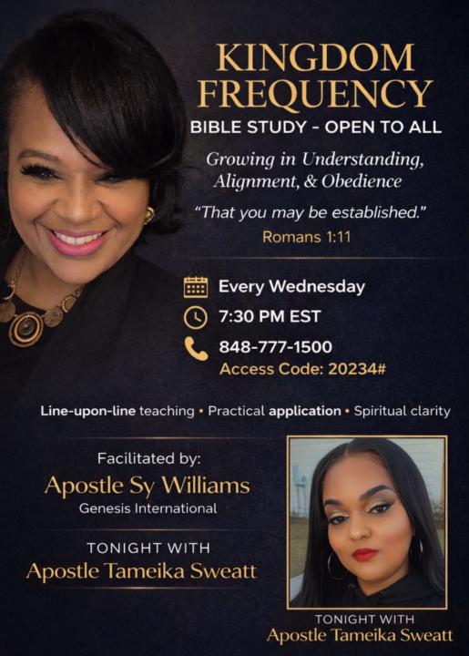 WEDNESDAY NIGHT BIBLE STUDY