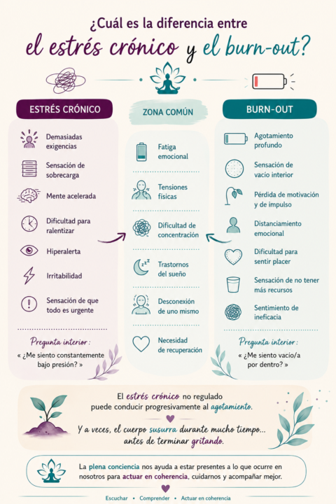 Estrés o burnout ... ¿ya escuchaste a tu cuerpo?