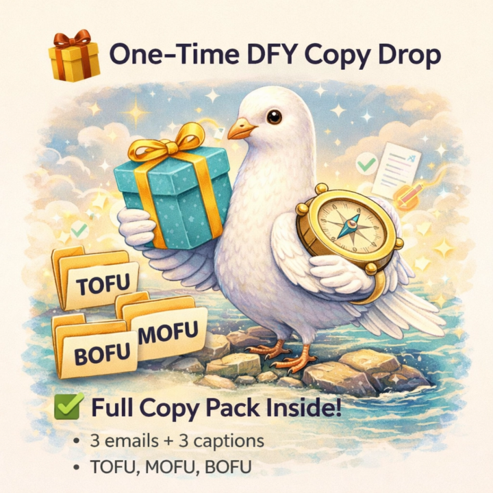 🎁 One-Time DFY Copy Drop