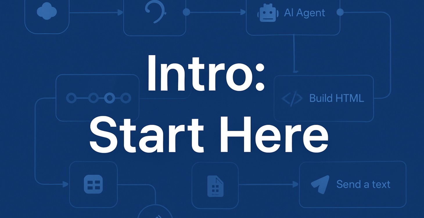 Intro: Start Here 🚀