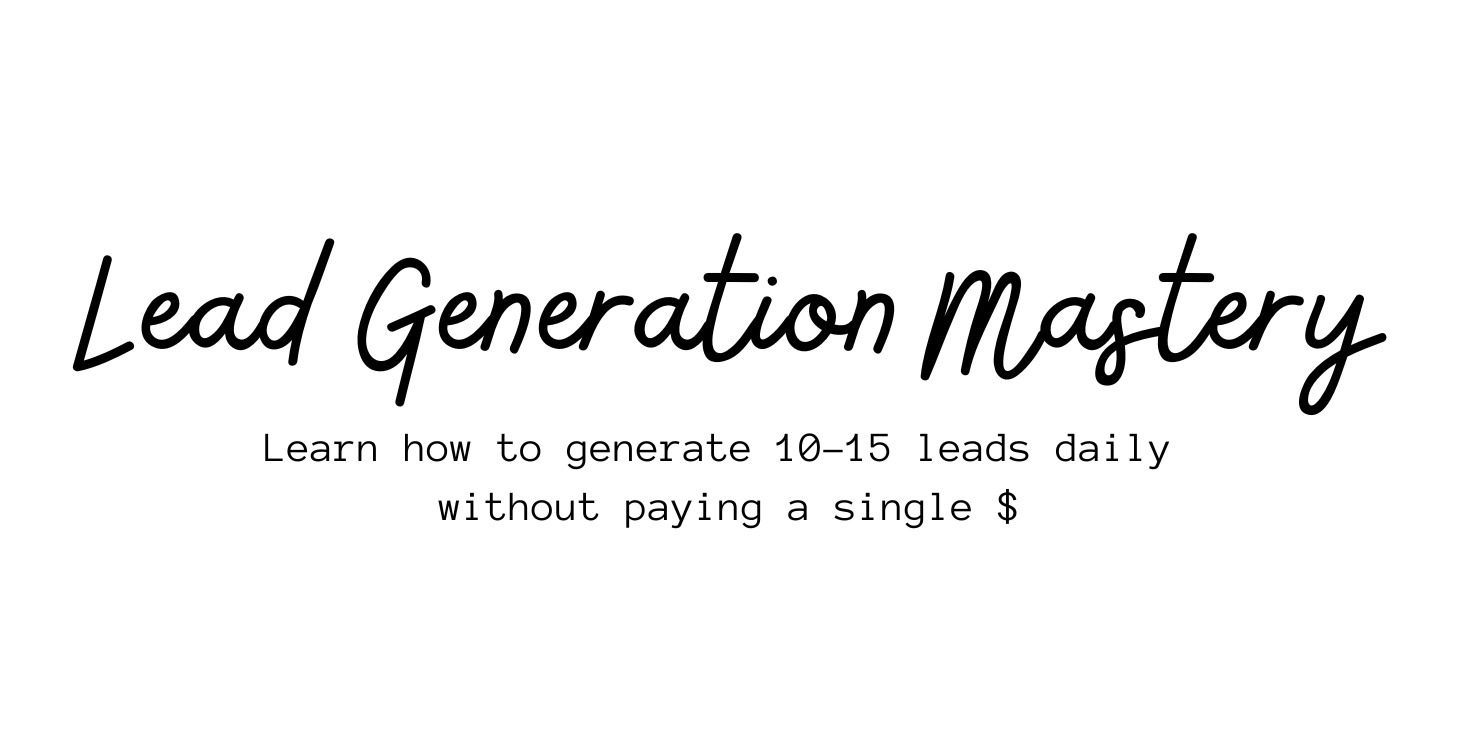 Organic Lead Generation