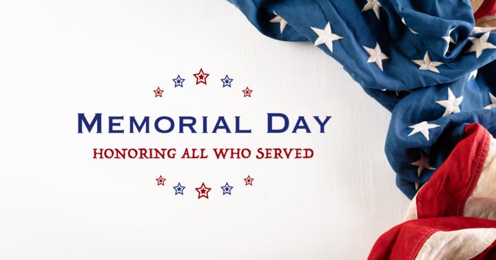 Happy Memorial Day. 