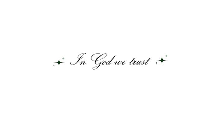 In God we trust
