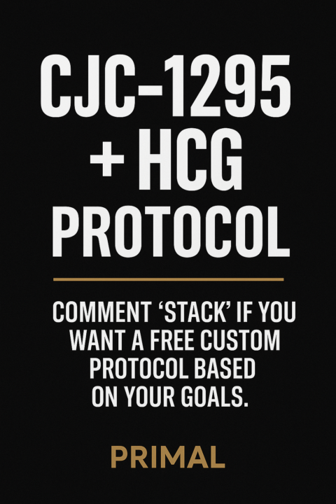 CJC-1295 + HCG: The Natural Gear Stack for Men