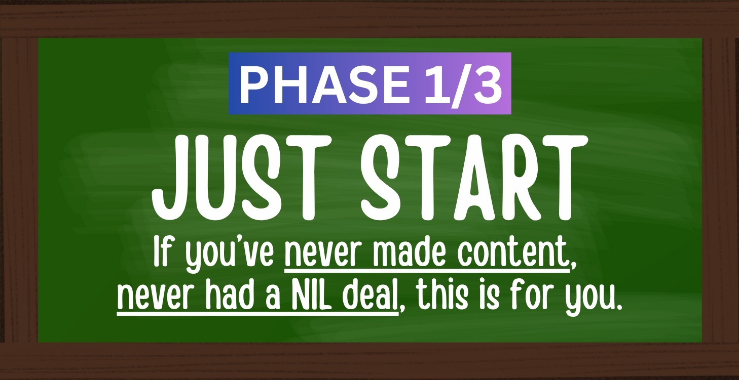 Phase 1️⃣: Just Start