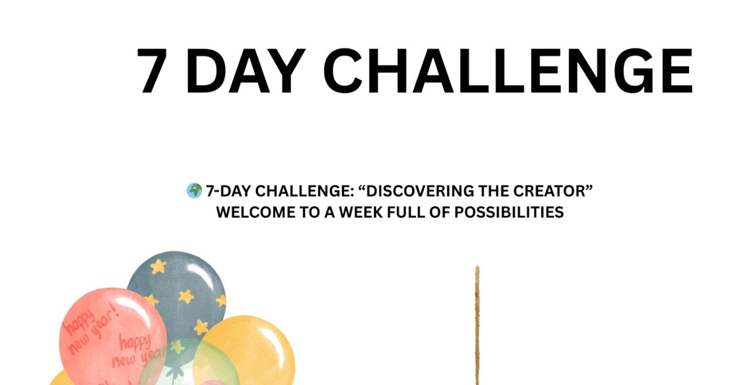 7 Day Challenge Week's 19-