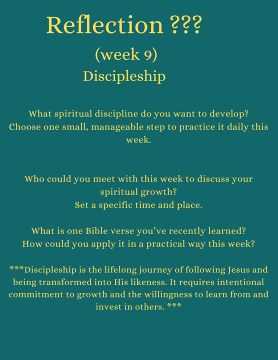 Reflection ??? for Coffee Time Tmr