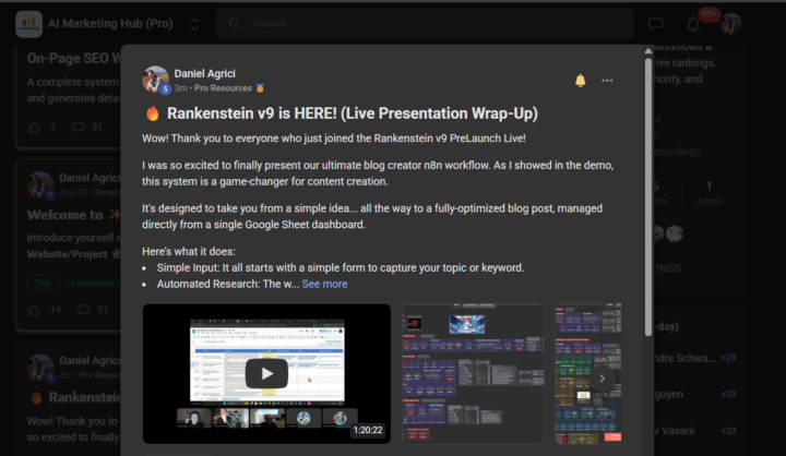🔥 Rankenstein v9 is Here (Sneak Peek Inside the PRO Community)