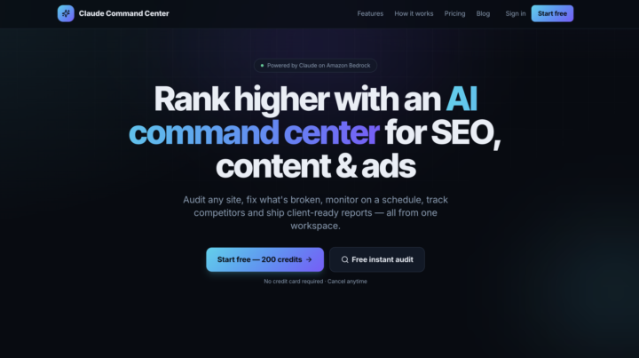 🚀 Meet Claude Command Center — the AI control plane for SEO, content & ads
