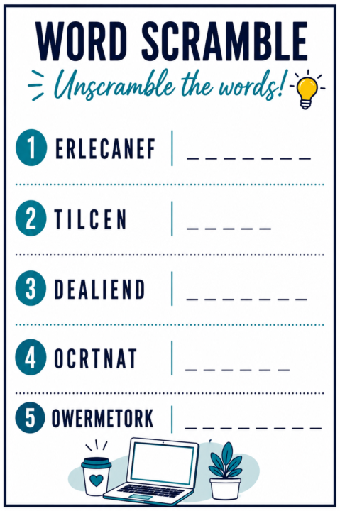 Think You Can Unscramble All 5?