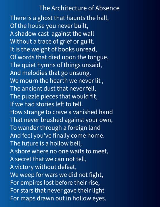 " The Architecture of Absence "