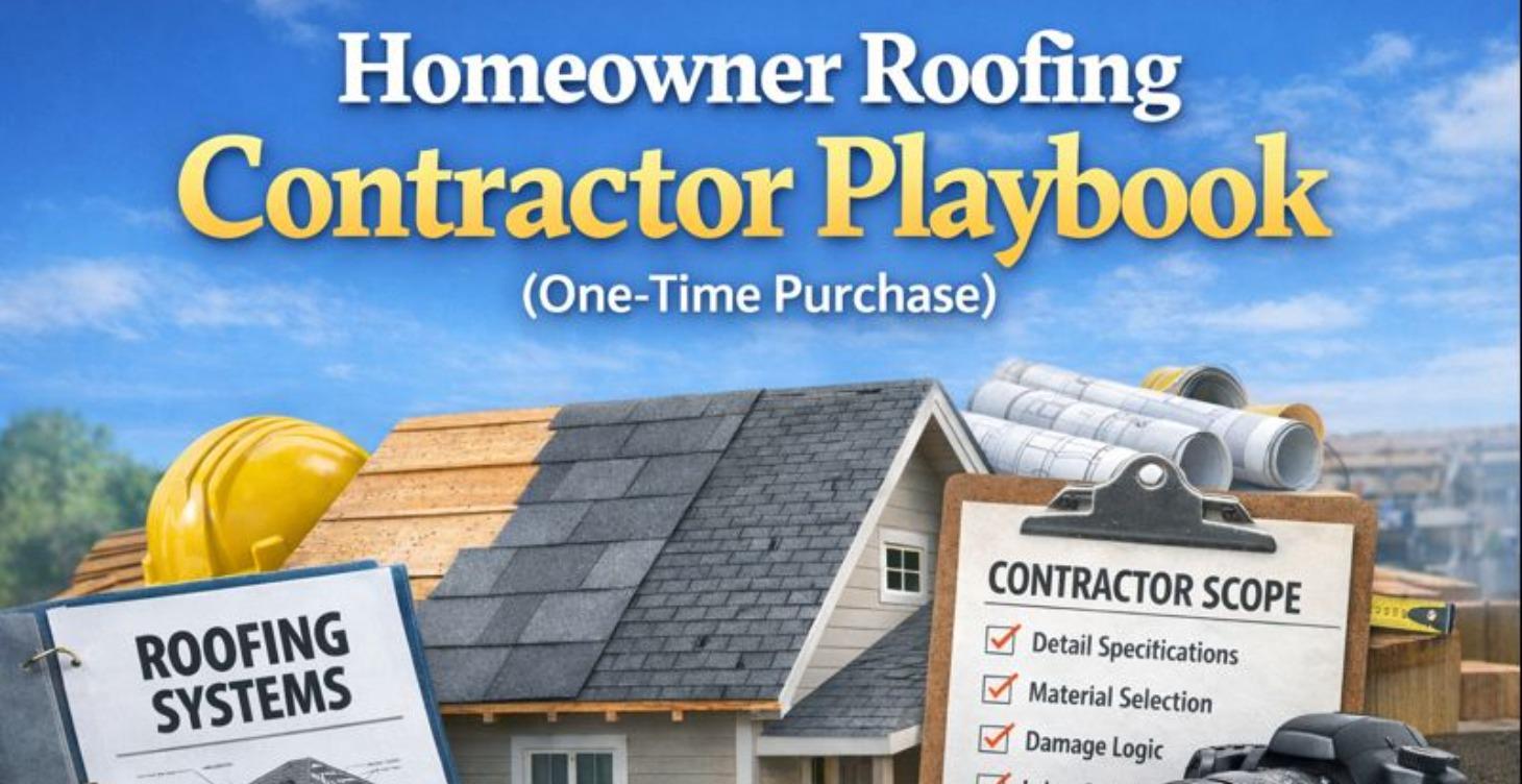Homeowner Roofing Contractor Playbook