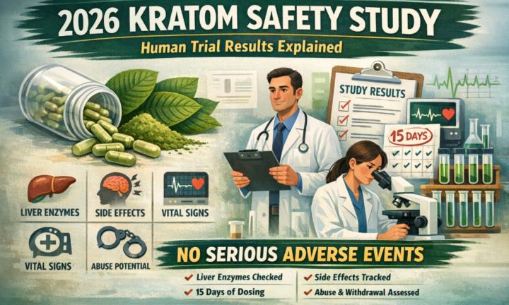 Kratom Leaf Studies have Begun and the Results are Promising! Landmark Kratom Safety Study Confirms What Science and Tradition Have Long Shown.