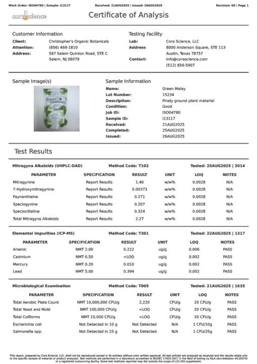 How to Read a Kratom Lab Test (COA)