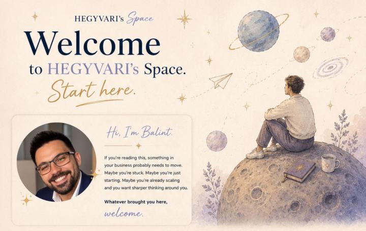Welcome to HEGYVARI's Space. Start here.