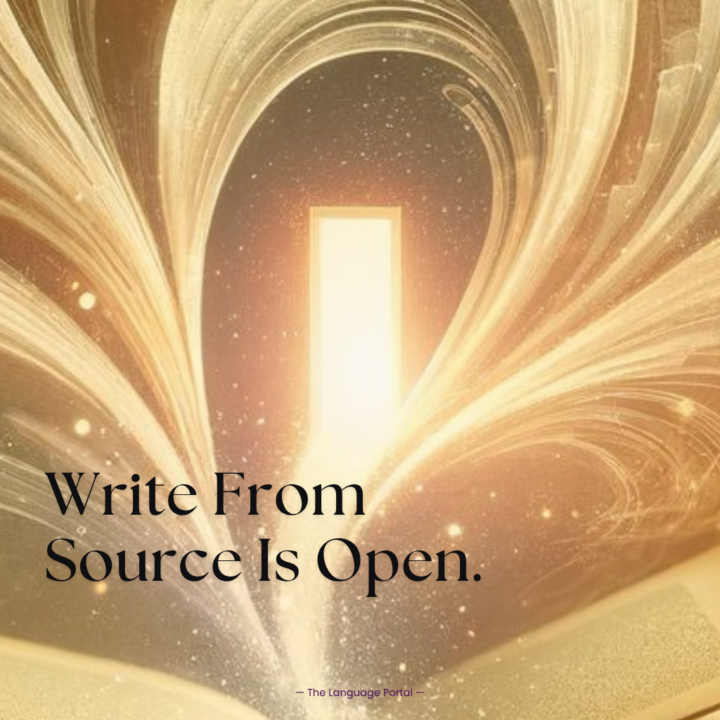 Write From Source begins this week