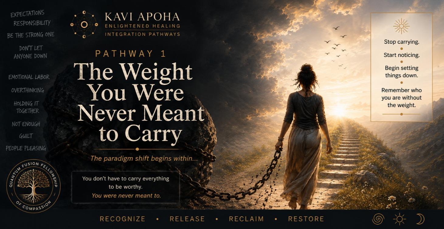 The Weight You Were Never Meant to Carry