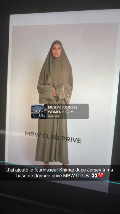 FOURNISSEUR Khimar et Jupe Jersey 👀 