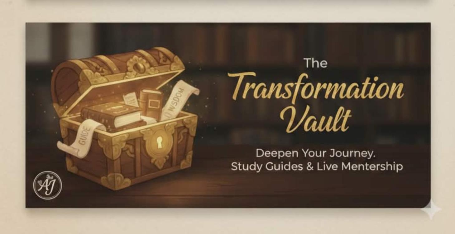 The Transformation Vault: Deepen Your Journey