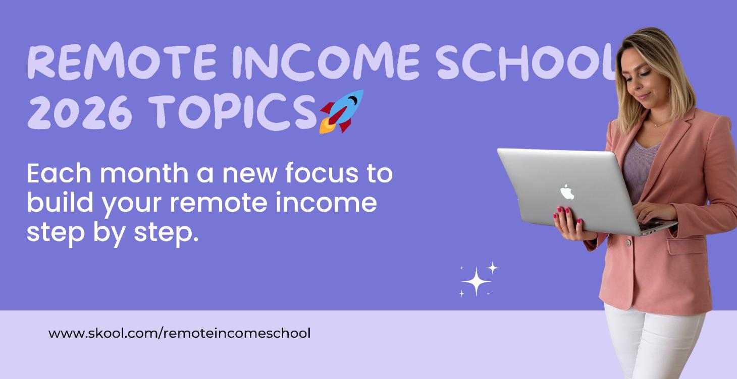 REMOTE INCOME SCHOOL 2026 TOPICS🚀